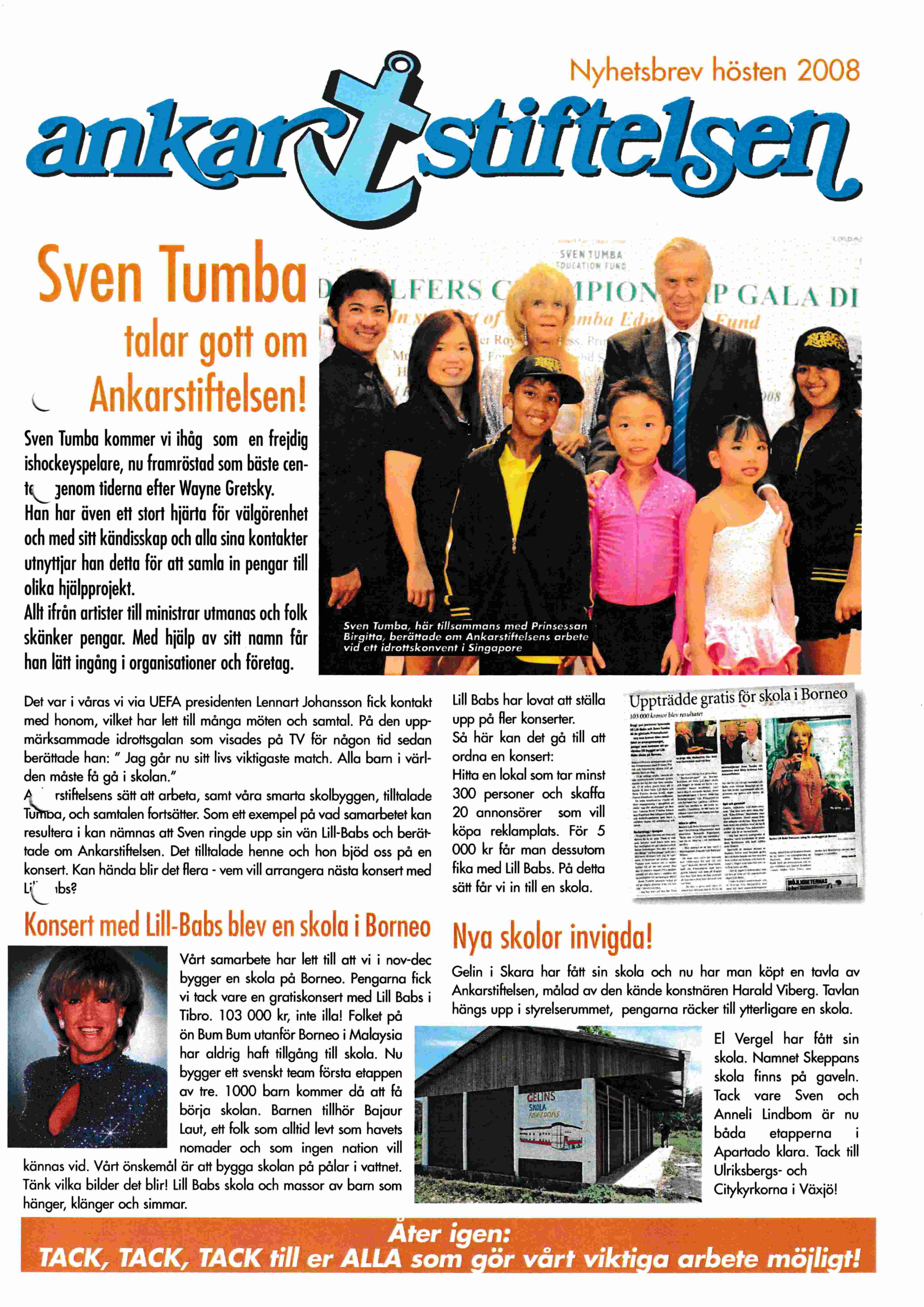 Bild på framsidan av Ankarbladet 2008 Nr. 2