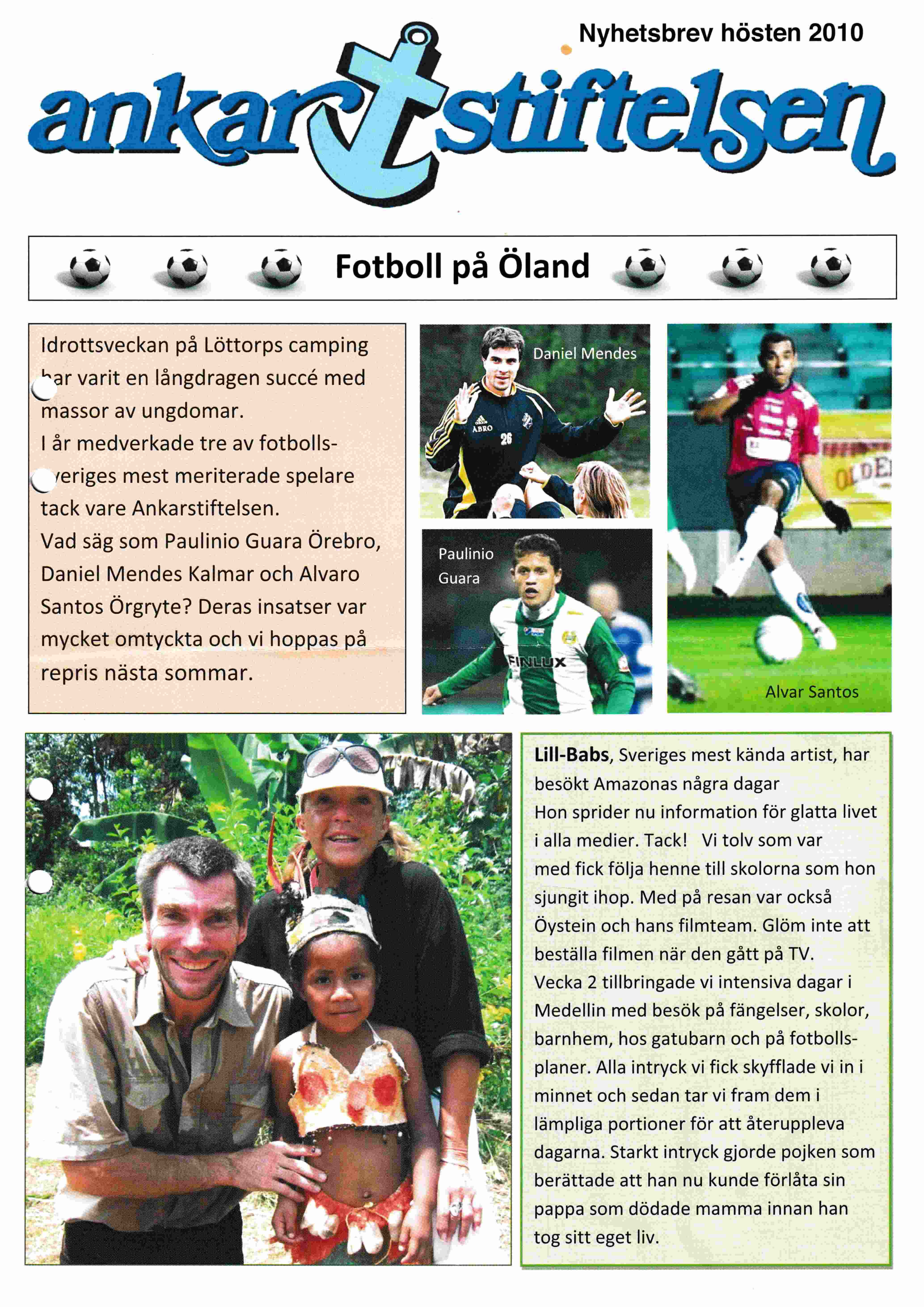 Bild på framsidan av Ankarbladet 2010 Nr. 2