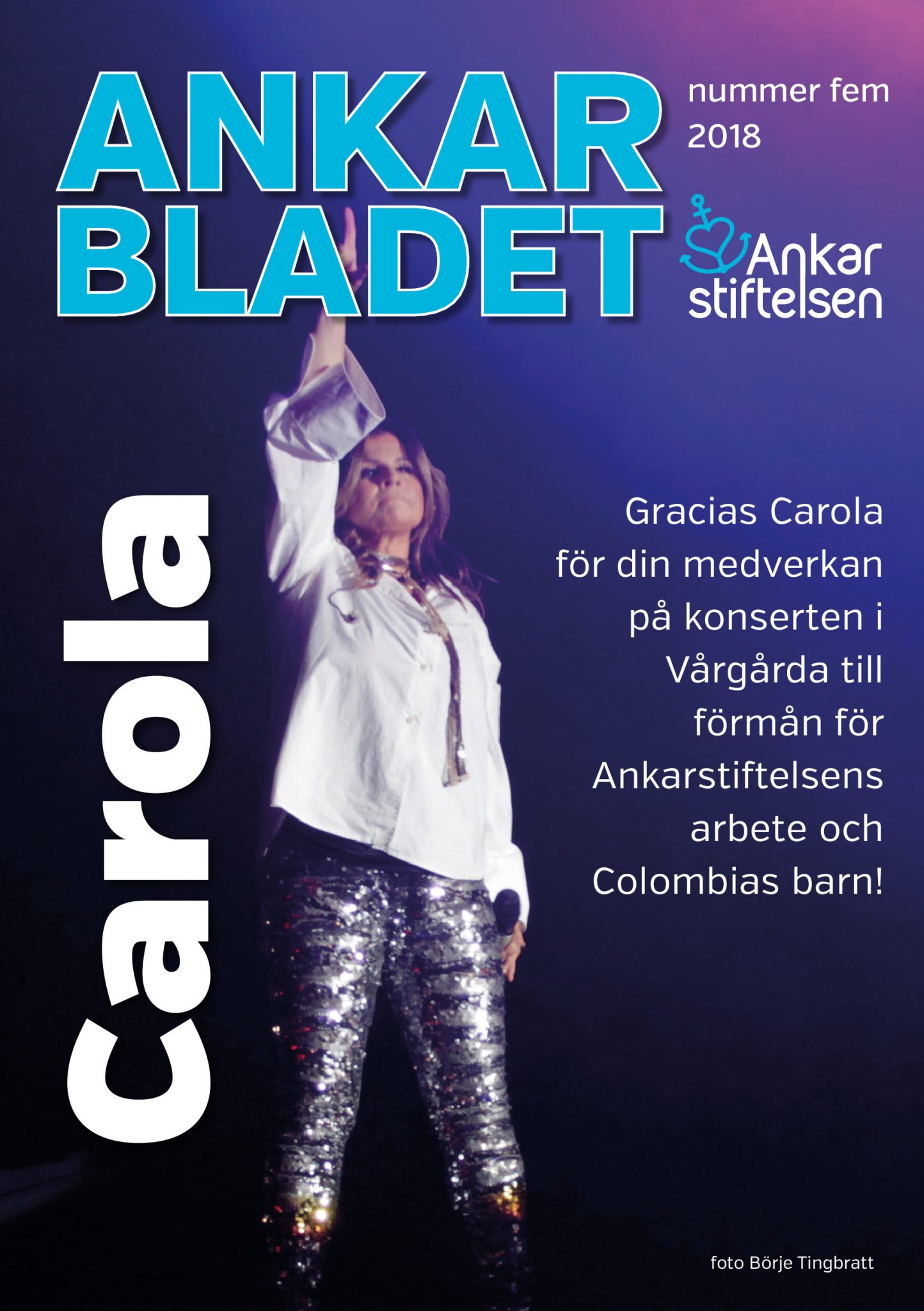 Bild på framsidan av Ankarbladet 2018 Nr. 5